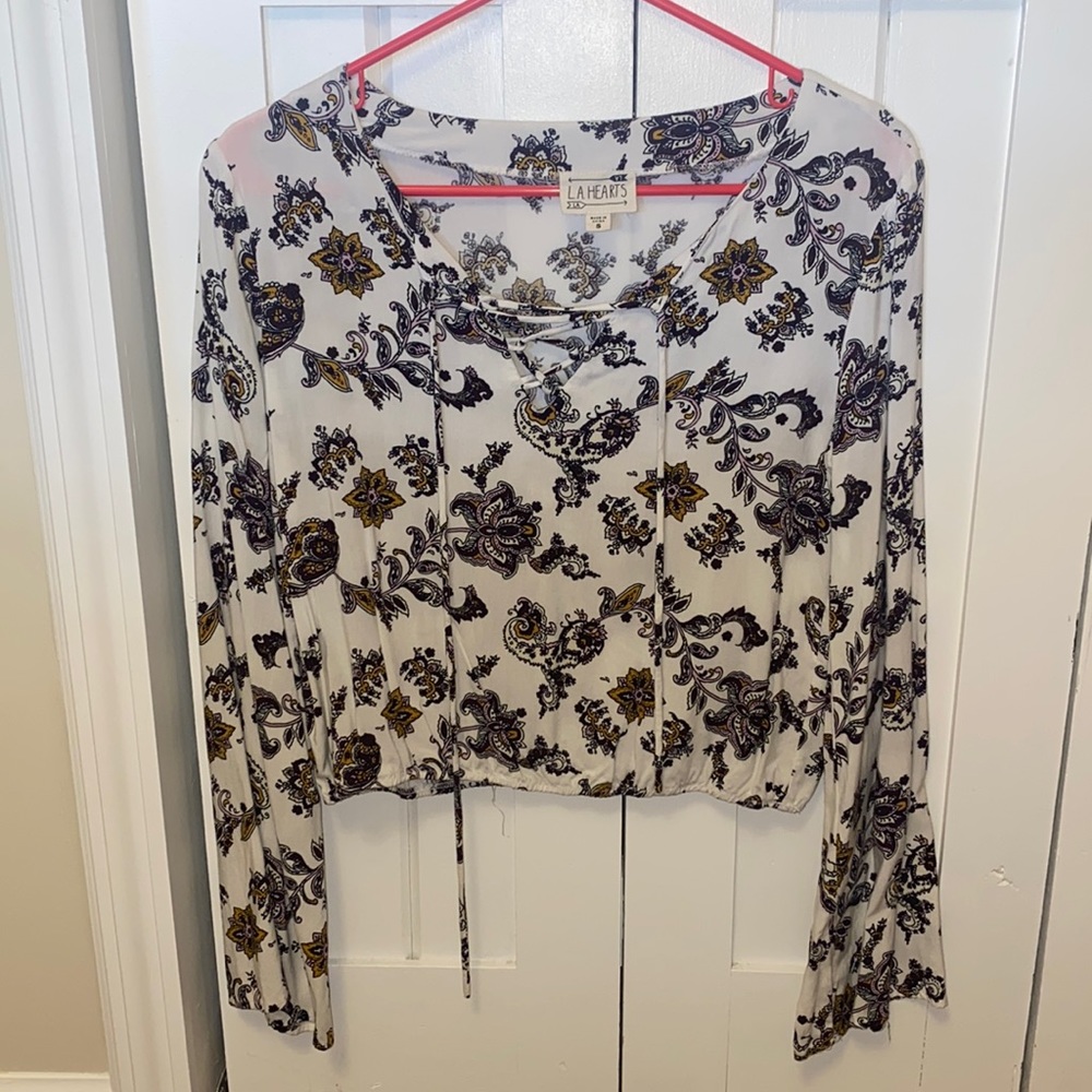 LA hearts blouse
